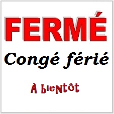 FETE DU TRAVAIL – JEUDI 1ER MAI 2025