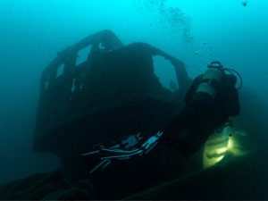Exploration d'une épave